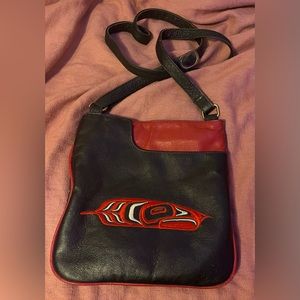 ONE OF A KIND genuine leather handmade shoulder bag